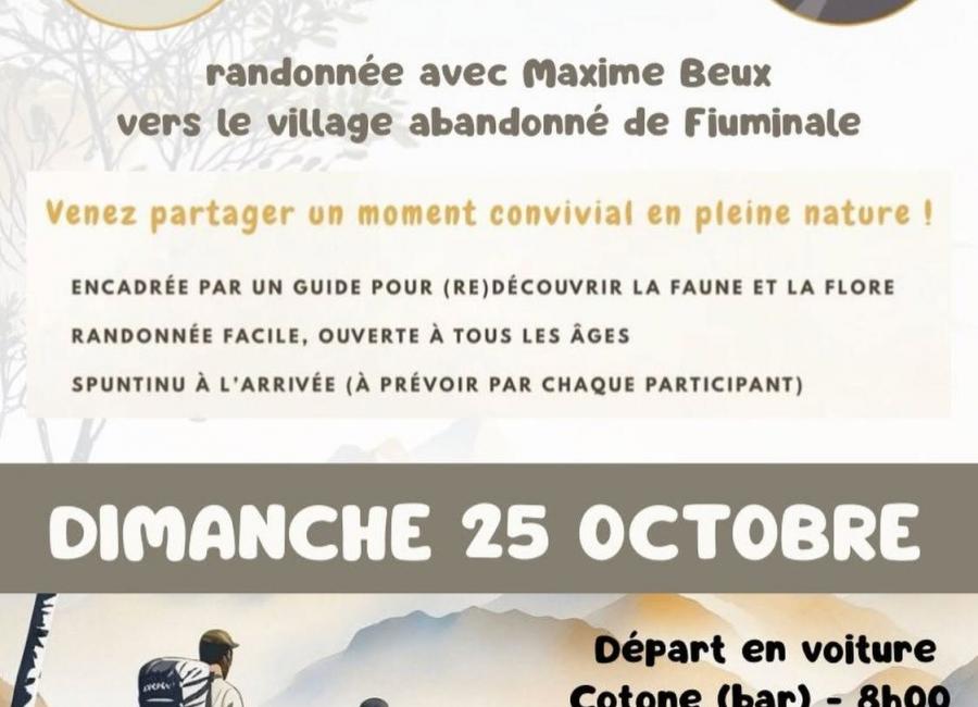 Randonnée au village abandonné de Fiuminale 