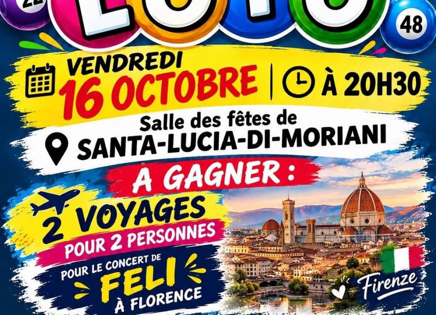 Loto - Association Ghjuventù Cerviuninca à Sainte Lucie de Moriani